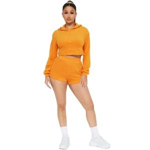 NWT - Fashion Nova Back Together Lounge Short Set - XL